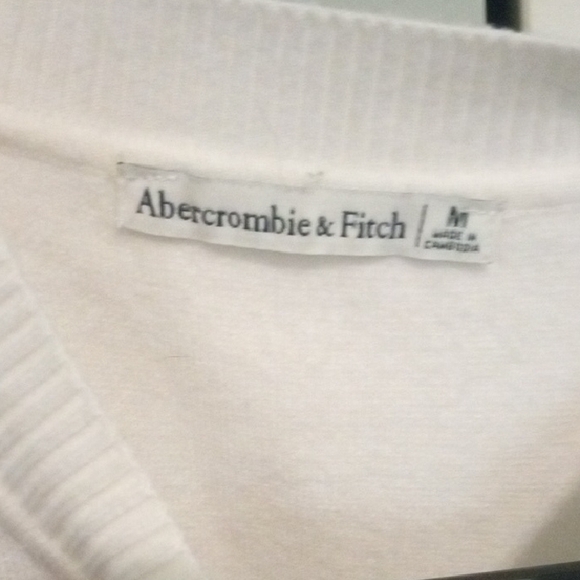 Abercrombie & Fitch Kids Tee - White and Navy Stripes - Picture 2 of 6